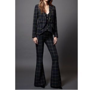 Smythe - Navy windowpane pants - 10